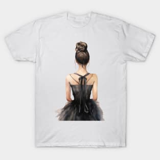 Ballet dancer in black dress T-Shirt